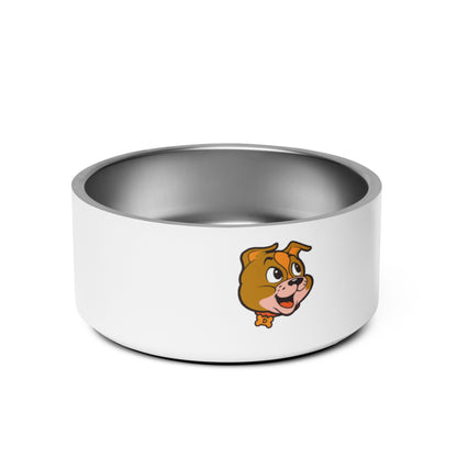 White Dog Bowl